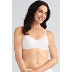 Amoena Ruth Bra Sem Arame Branco Tamanho 115A