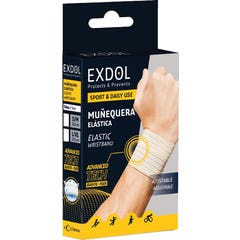 Braçadeira elástica respirável Exdol Nosa bege TL / XL 1ud