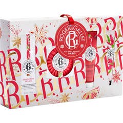 Roger & Gallet Ginger Vermelho Set Natal 2023 Água Sabão Loçã Crema