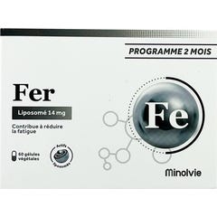 Minolvie Fer Liposome 60 Pérolas