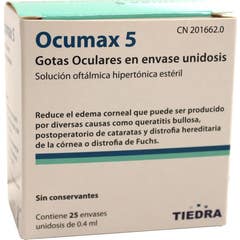 Ocumax 5 Gotas Oculares 25 Ampollas