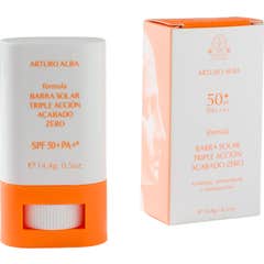 Arturo Alba Barra Solar Tripla Ação Acabament Zero Spf50+ 14,4 g