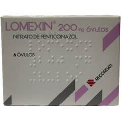Lomexin 200mg Óvulos 6 Unidades
