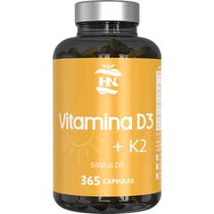 HN Nutrition Vitamina D3 + K2 365caps