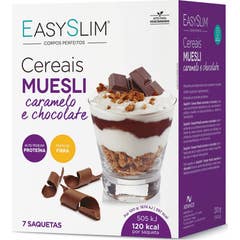 EasySlim Muesli Cereais Caramelo Chocolate 7x30g