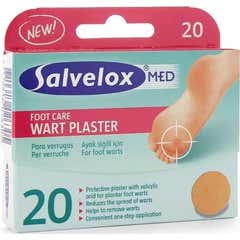 Verrugas Med de Salvelox Verruga adesivos 20uds