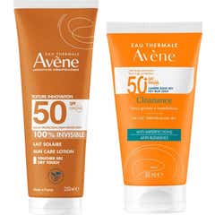 Avène Pack Cleanance SPF50+ 50ml + Leche Invisible SPF50 250ml
