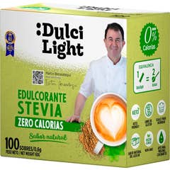 Dulcilight Adoçante Stevia Zero 100 Saquetas