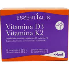 Essentialis Vitamina D3 + Vitamina K2 60comp