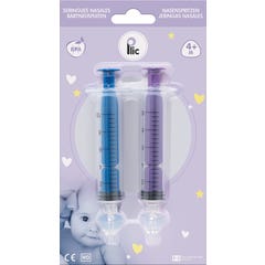 Plic Care Seringa Nasal Bebês Bicolor 2 Unidades