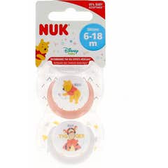 NUK Perfect Match Air Chupeta Winnie 6-18 Meses 2 unid.