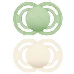 Mam Perfect Mate N Pack Chupeta Silicone Simétr +16M 2 Unidades