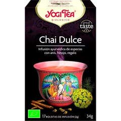 Chá de Yogi doce chai 17 sacos