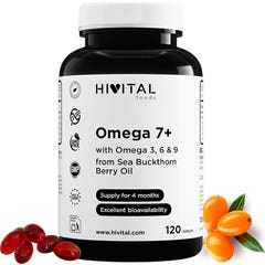 HIVITAL Omega 7 Espino Amarillo 500 mg 120 cáps blandas