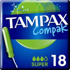 Tampax Compak Super 18 Verde