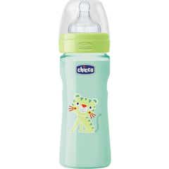 Chicco Beneser 250ml mamadeira verde