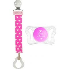 Chicco Pack Chupete Micrò 0-2m Con Clip Fashion Rosa