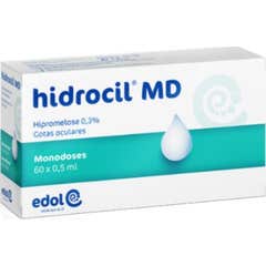 Edol Hidrocil MD Solução Oftálmica 60x0,5ml