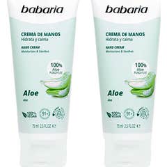 Babaria Aloe Vera Creme para as Mãos 100ml + 100ml Duplo