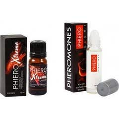 Conta-gotas concentrado de feromonas Phiero Xtreme 10ml + perfume com feromonas 10ml