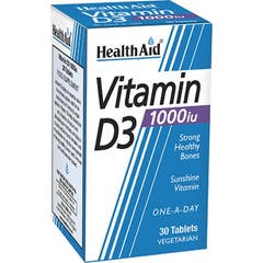 HealthAid Vitamina D3 1 000 Ui 30comp