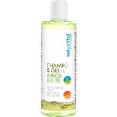 Shampoo Saluvital e Gel de Árvore do Chá 300ml