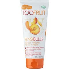 Toofruit Sensibulle Gel de Duche Sensibulle Pea Pea Pea Apricot 200ml