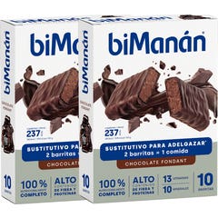 BeSlim Pack Barrita Sustitutivo Comida Chocolate Fondente 20uds