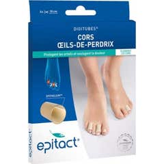 Epitácto Digitubos Epitélio para Chifres e Olhos de Perdiz 1 Tamanho L Caixa Epitácto Digitubos Epitélio para Chifres e Olhos de Perdiz 1 Tamanho L Caixa