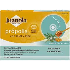 Juanola™ própolis com mel e zinco 24uds