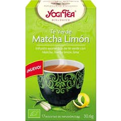 Yogi Tea Matcha Lemon chá verde 17 saquetas