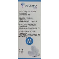 Acustika Tapones de Recambio Slim M 3uds