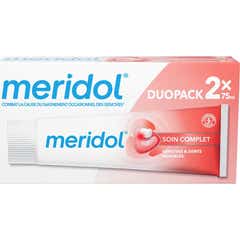 Meridol Cuidado Completo Gengivas e Dentes Sensíveis 2x75ml