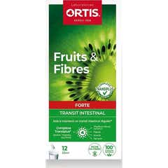 Ortis Fruits & Fibres Forte Trânsito Intestinal 12 sachês