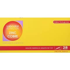 Labcatal 19 cobre de zinco 28ampx2ml