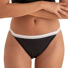 FreeU Rio Pack Cueca Brasileira Menstrual Preto M 2 Unidades