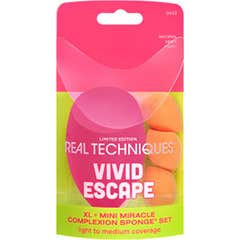 Real Techniques Vivid Escape Complexion Conjunto de Esponjas 4 un.