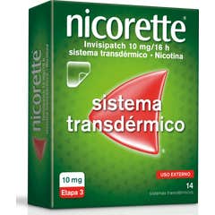 Nicorette Invisipatch Nicotina 10mg/16h Adesivo Transdérmico 14 Unidades