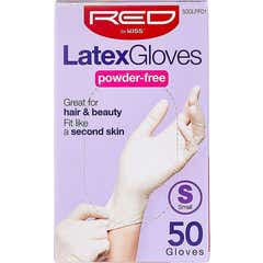 Red By Kiss Powder Free Latex Gloves S 50 Unidades