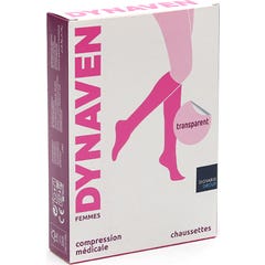 Dynaven Pure Transparent Socks 2 Preto Tamanho NM 1 Par
