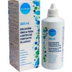 Solupharm solução exclusiva para lentes de contato gelatinosas de 360ml