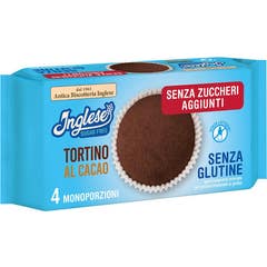 Inglese Tortino Cacao Sin Gluten 4x40g