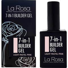 La Rosa Gel para Unhas Base 7em1 Pastel Pink UV/LED 15ml