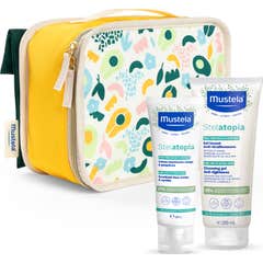 Mustela Kit Necessaire Festa Set Stelatopia Gel Lavante + Rosto