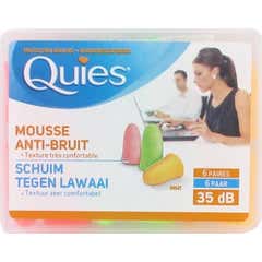 Quies Foam Proteção Auditiva 6 Pares