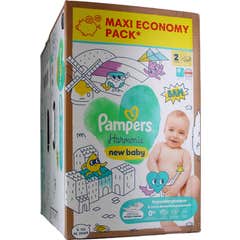 Pampers Harmonie New Baby Fraldas Tamanho 2 4-8 kg 117 unid.