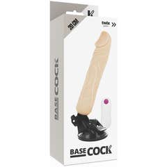 Basecock Vibrador Realístico Controle Remoto Natural 20cm 1pc