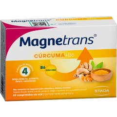 Magnetrans Cúrcuma vit B6 + 355 mg Magnésio 60 cápsulas