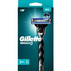 Conjunto Gillette Mach3 Afeitadora y Hojas