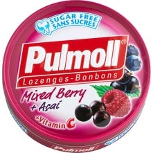 Pulmoll Throat Lozenges Mixed Berry 45 g